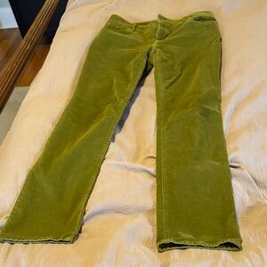 J. Jill Sage Green Corduroy Trousers